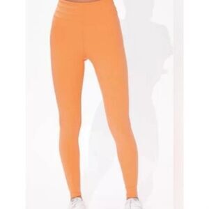 NWT New Eleven Venus Williams Orange Tennis/Pickleball Washed Out Leggings XL